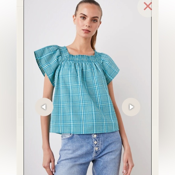 Rails Sonora Shirt Size xSmall Teal Green - Picture 1 of 7